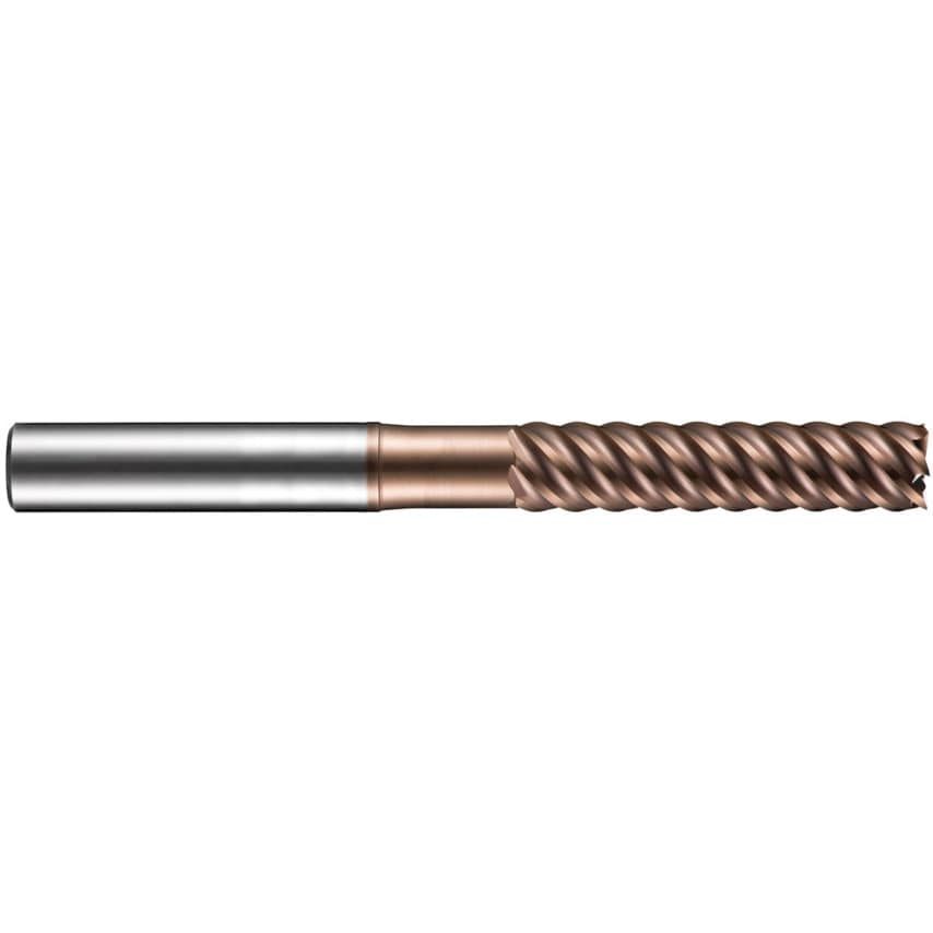 S526 6.00MM Carbide Multi Flute Long Series End Mill - TiSiN Coated
