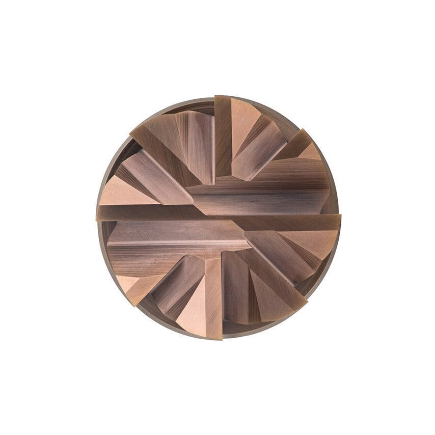 S527 8.00mm Carbide Multi Flute Extra Long End Mill - TiSiN Coated