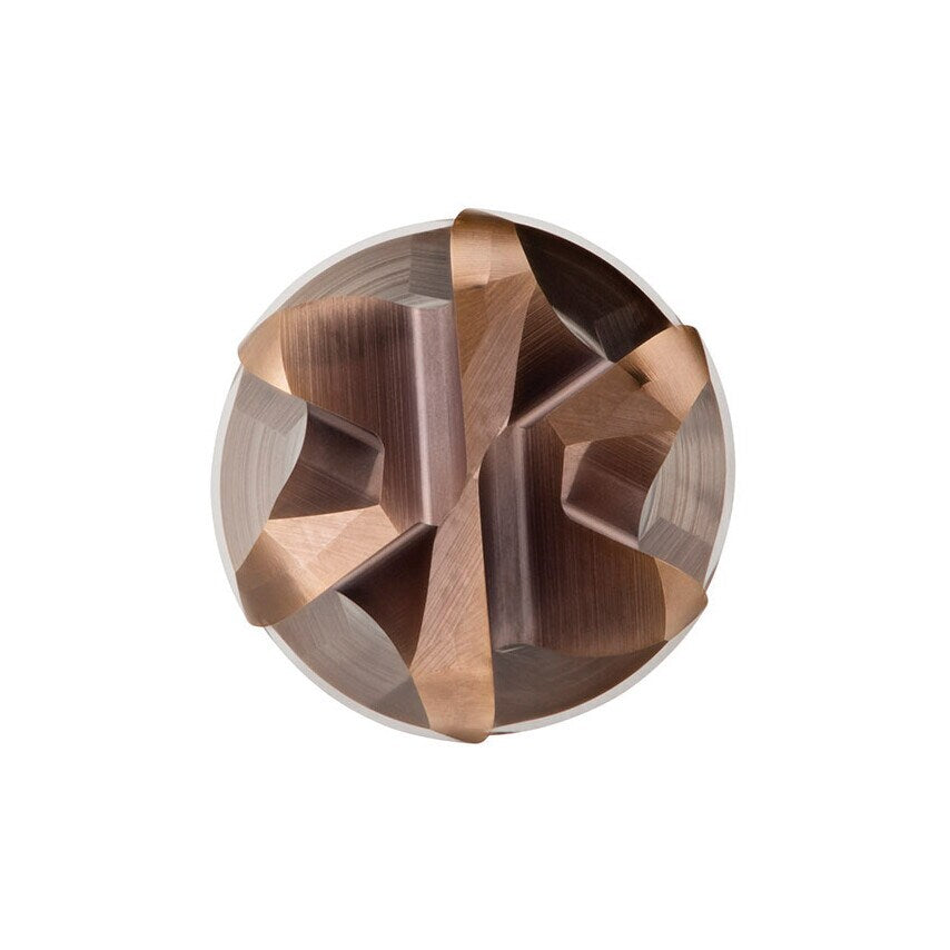 S536 8.00x2.00mm Carbide 4 Flute Extra Short End Mill - TiSiN Coated