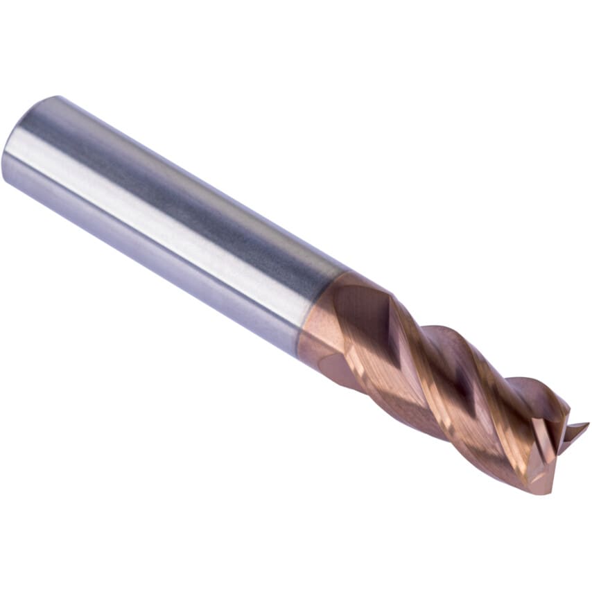 S561 2.50mm Carbide TiSiN 4FL Standard End Mill Unequal Pitch