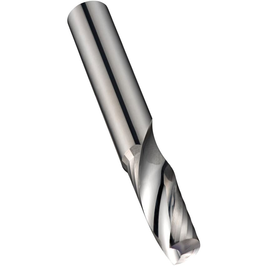 S637 8.00mm Carbide 1 Flute 25 Standard Length Slot Drill