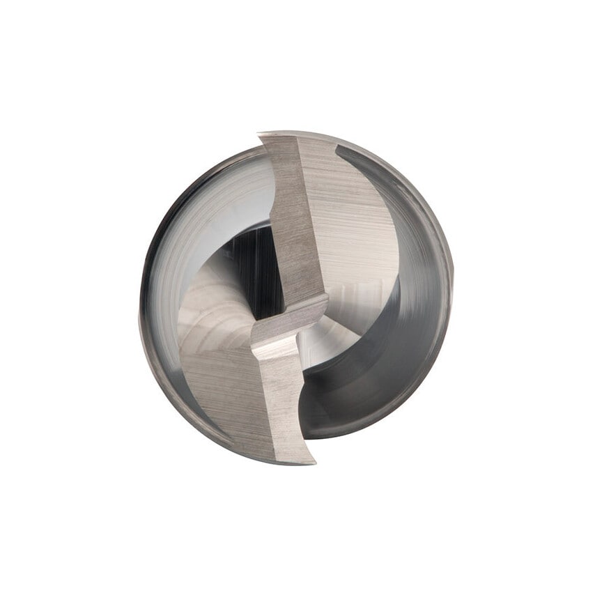 S638 16.3mm Carbide 2 Flute Extra Short Series Reduced Shank Slot Drill