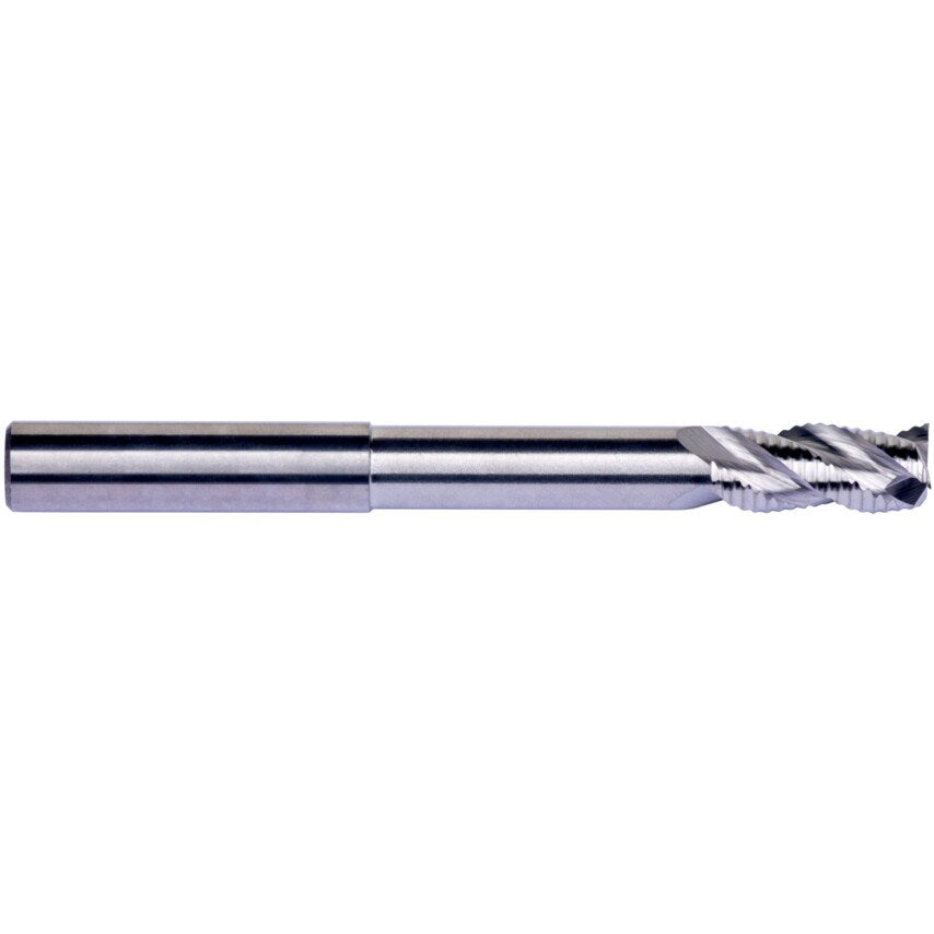 S654 10.00mm Carbide Long Rough Nra 3FL End Mill Unequal Pitch Ali