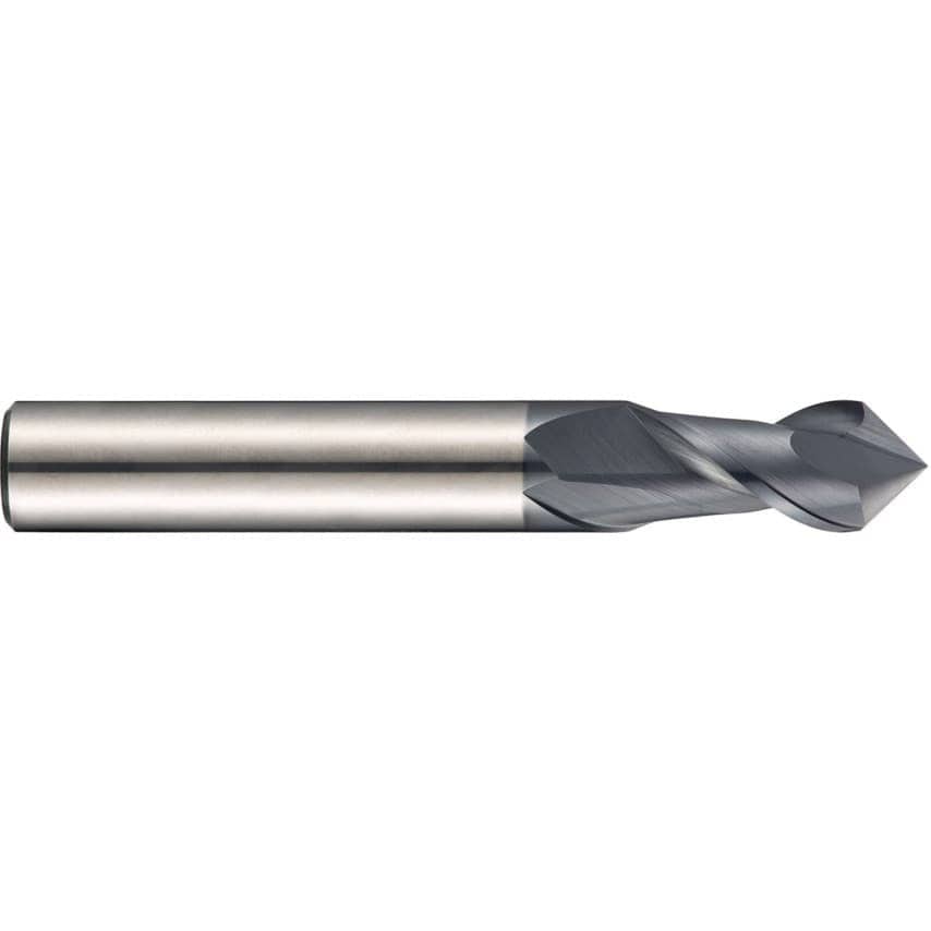 S740 5.00MM Carbide 2 Flute Short Series 90 Chamfering Slot Drill - AlTiN Coated