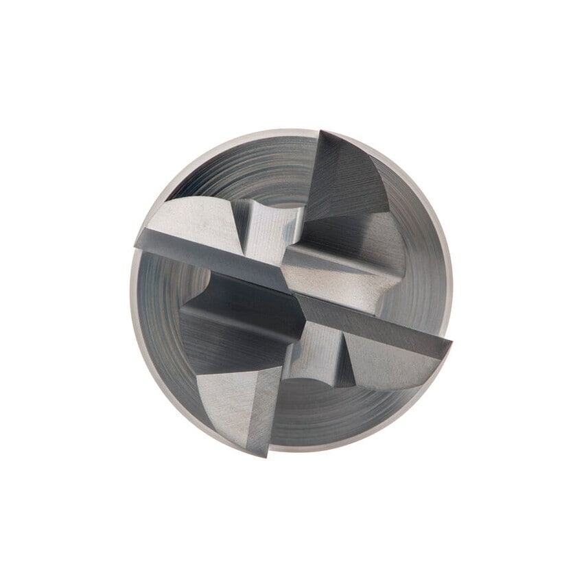 S761 12mm Carbide Alcrn 4FL 40DEG Short Unequal Pitch End Mill