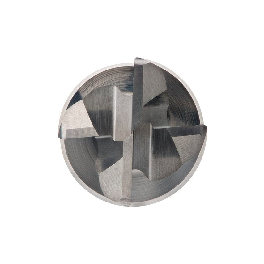 S763 16.00x2.00mm Carbide 4 Flute Short Series Corner Radius End Mill - AlCrN Coated