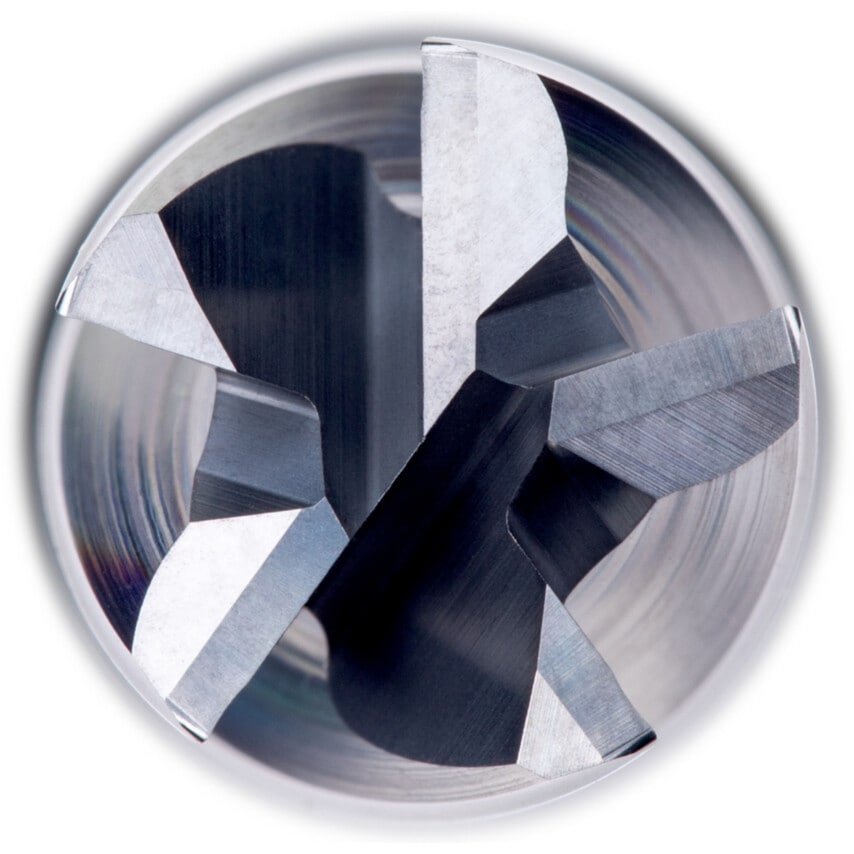 S770HB 12.00mm Carbide AlCrN Flat Short 5FL End Mill Unequal Helix