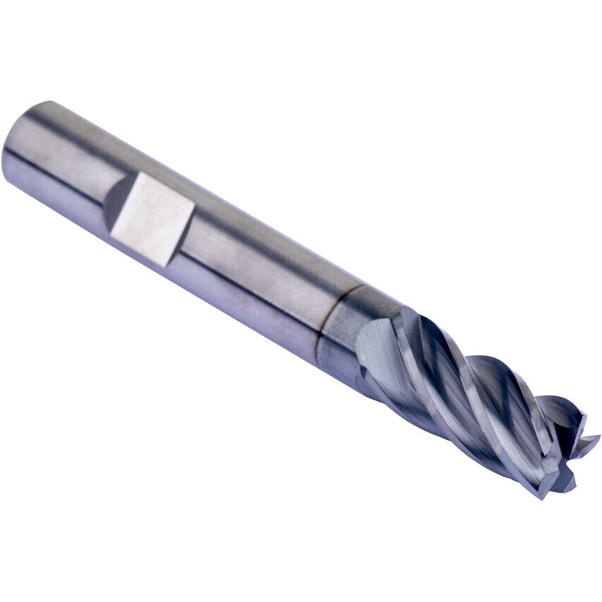 S770HB 12.00mm Carbide AlCrN Flat Short 5FL End Mill Unequal Helix
