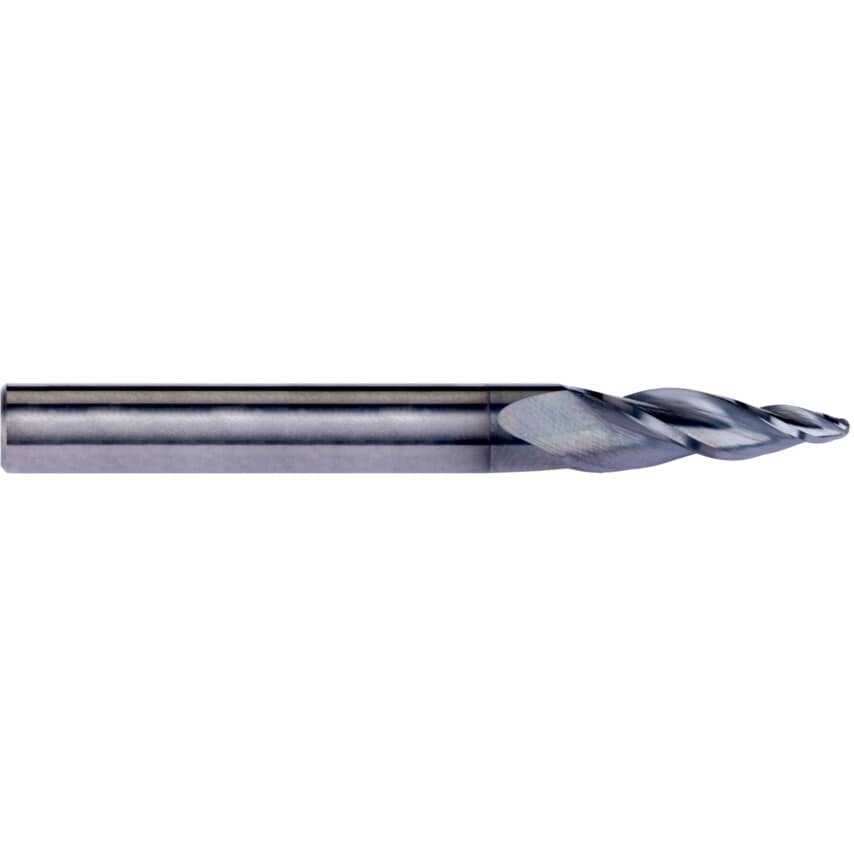 S791 6.00mm Carbide AlCrN Barrel - Shape End Mill - Tangential Rad