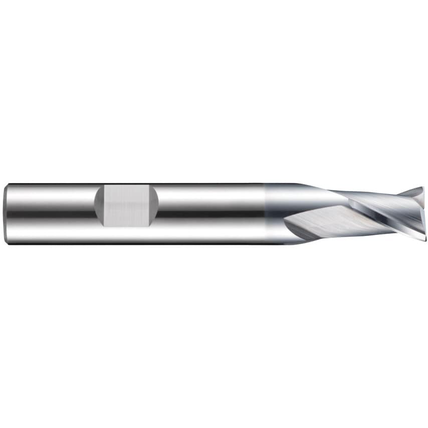 S802HB 10.00mm Carbide 2 Flute Extra Short Slot Drill - Alcrona Coated DIN 6527K