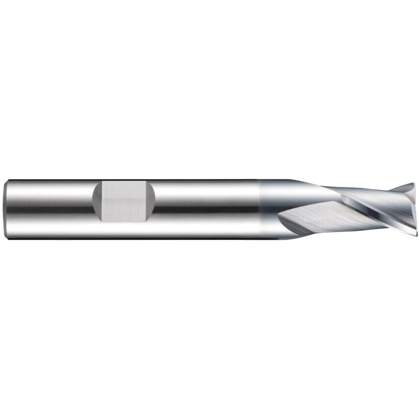 S802HB 16.00mm Carbide 2 Flute Extra Short Slot Drill - Alcrona Coated DIN 6527K