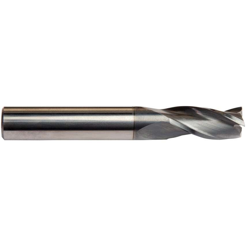 S823 3.00MM Carbide 3 Flute Standard Length Slot Drill - Alcrona Coated