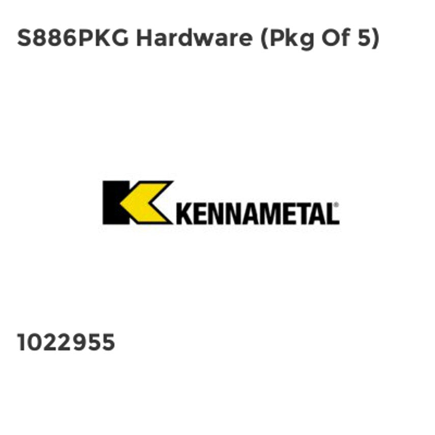 S886PKG Hardware (Pkg Of 5)