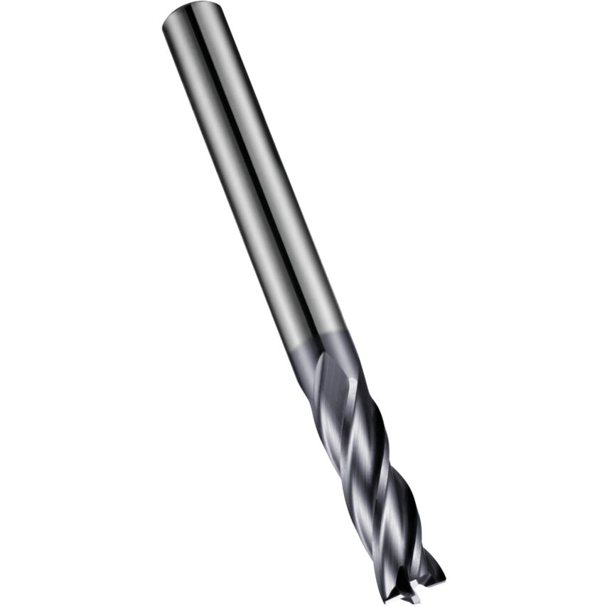 S944 10mm Carbide TiAlN Mc-X Flatshank Multi-Flute STD End Mill