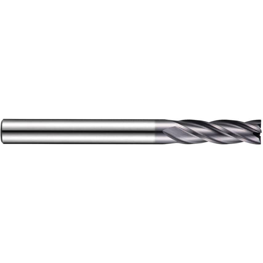 S944 3.00mm Carbide 4 Flute Flatted Shank End Mill - TiALN Coated