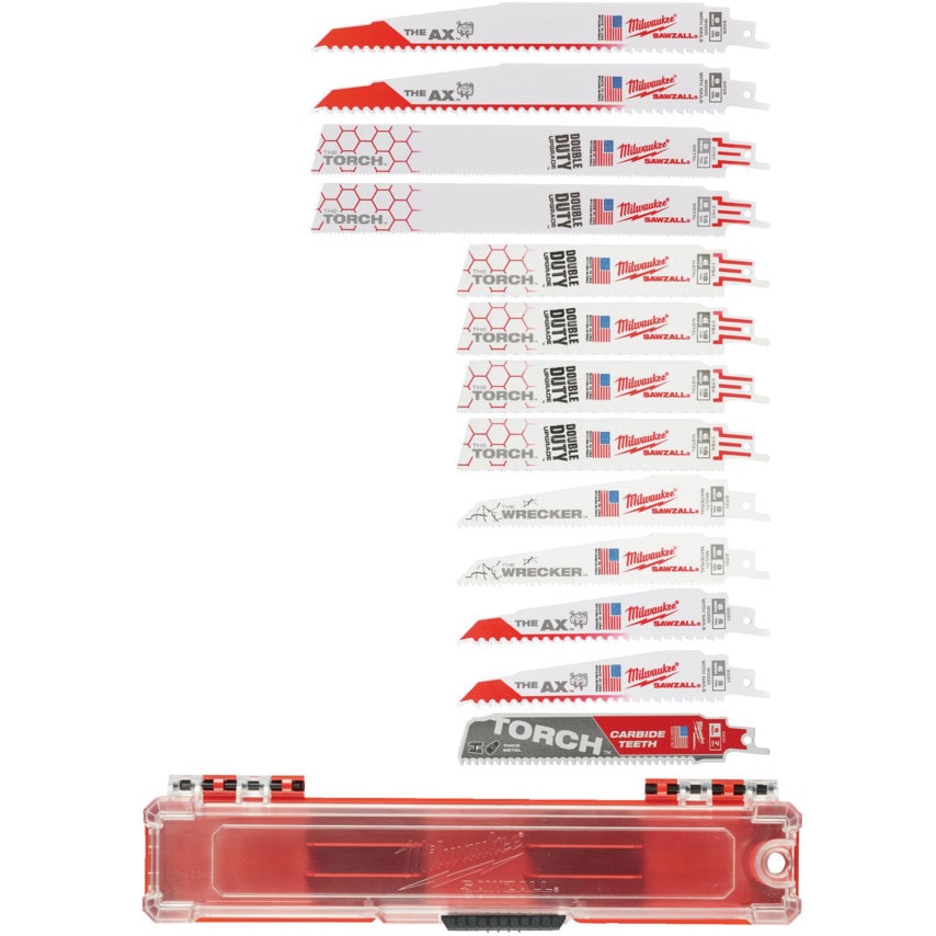 SAWZALL Recipro' Blade Set Ax, Torch & Wrecker (13PC)