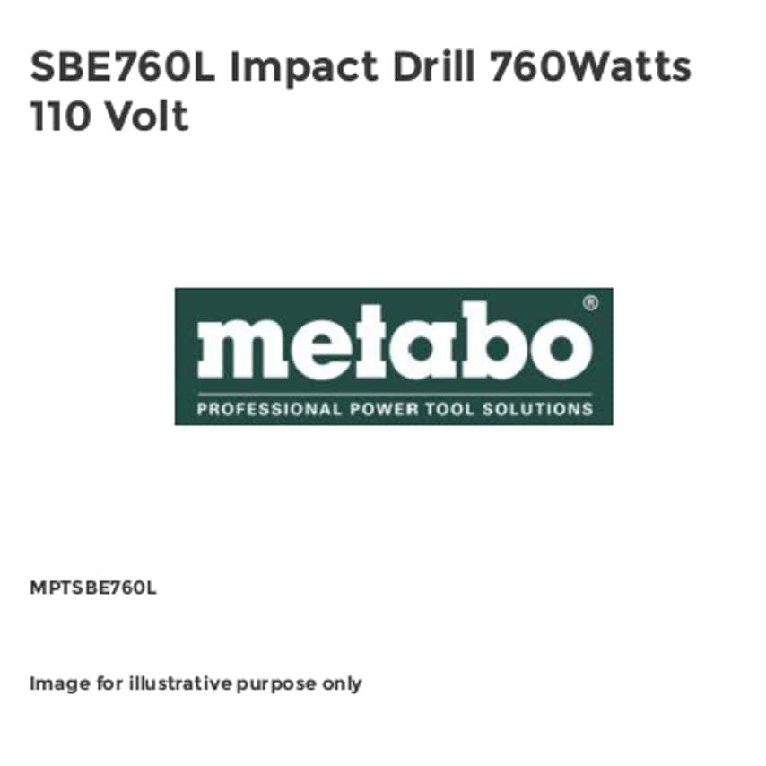 SBE760L Impact Drill 760Watts 110 Volt