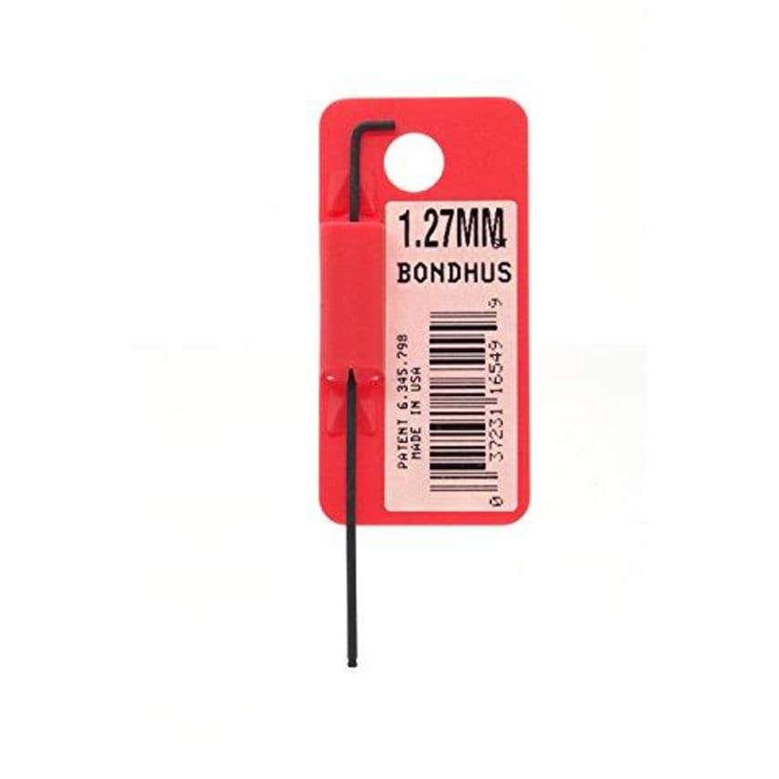 SBL1.27 Stubby Long Series Ballend Hex Key, 1.27mm, 16549