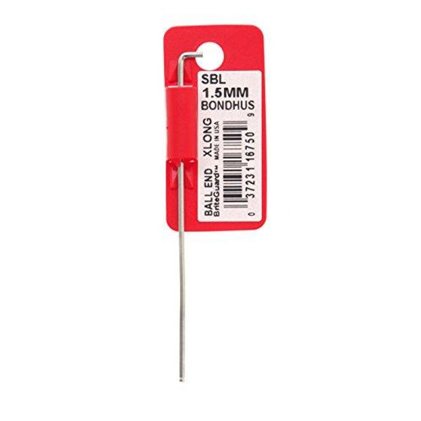 SBL1.5mmB Briteguard Stubby Ballend Hex Key, 1.5mm, 16750