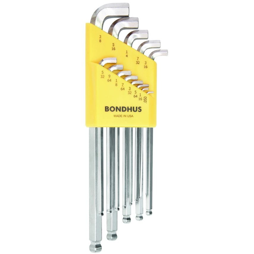 SBLX13B Briteguard Stubby Ballend Hex Key Set 0.050"-3/8", 16737