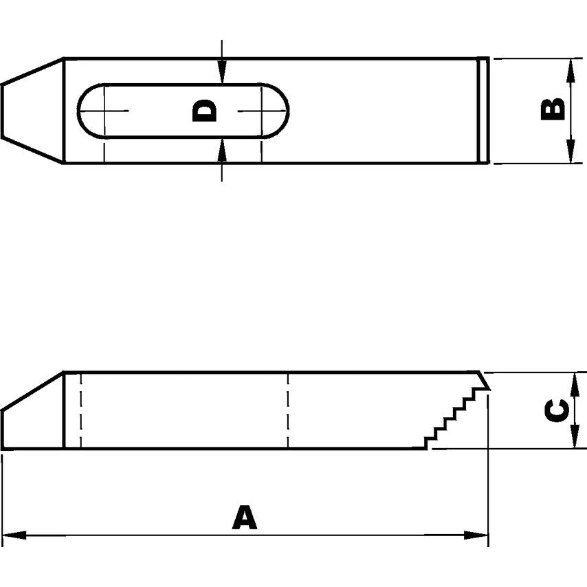 SC105225 55 x 25 x 12mm M10 Step Clamp