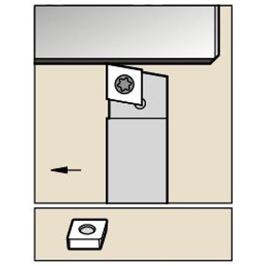 SCACL062D S Clamping Holder W0.38 L6.00