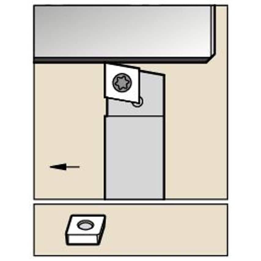 SCACL083D S Clamping Holder W0.50 L6.00