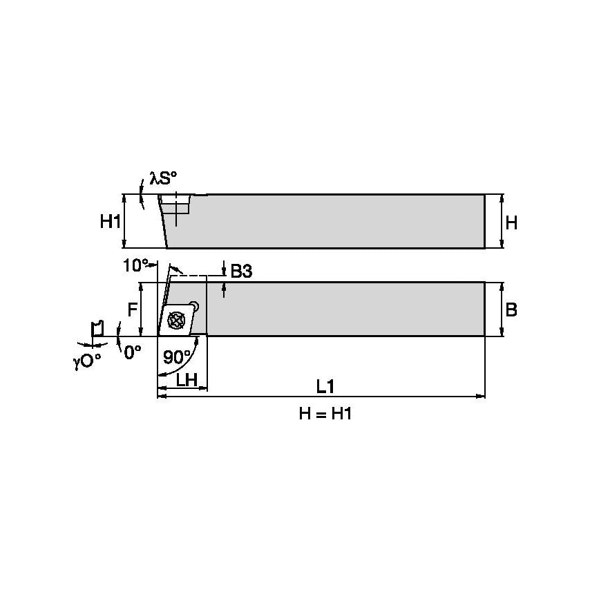 SCAPL083D S Clamping Holder W0.50 L6.00