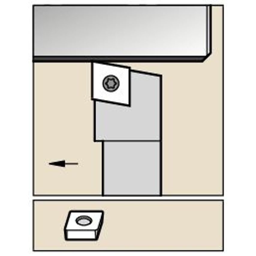 SCGCL163 S Clamping Holder W1.00 L6.00