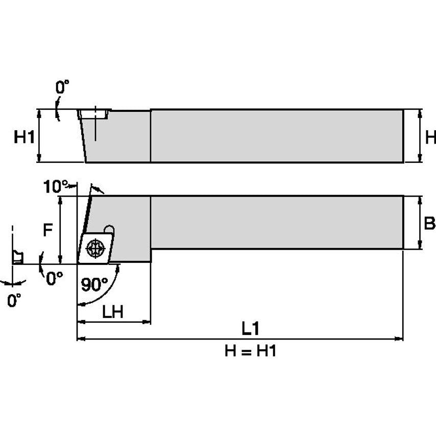 SCGCR163 S Clamping Holder W1.00 L6.00