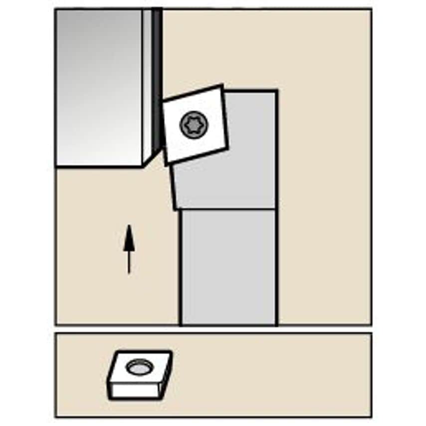 SCKCR2020K09 S Clamping Holder W20, 0MM L125