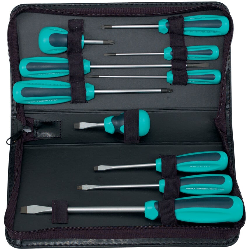 SD10SET SureGrip Screwdrivers in Wallet (10-Set)