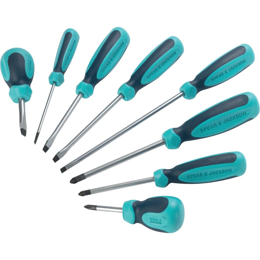 SD8SET SureGrip Screwdriver Display Set (8 Piece)