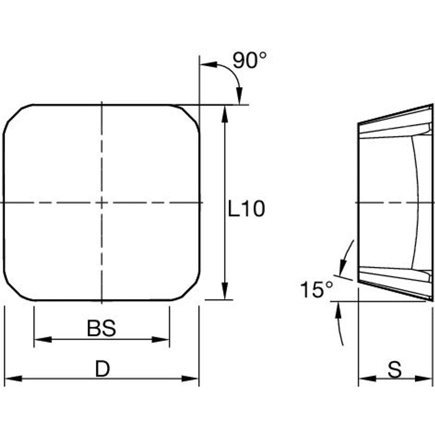 SDHN1204ZZSN4W KCFM Insert SDHN-SN4W Wiper