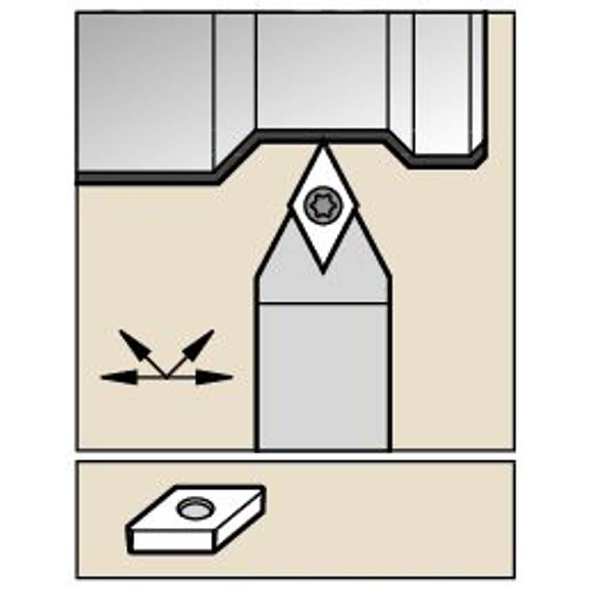 SDPCN062D S Clamping Holder W0.38 L6.00