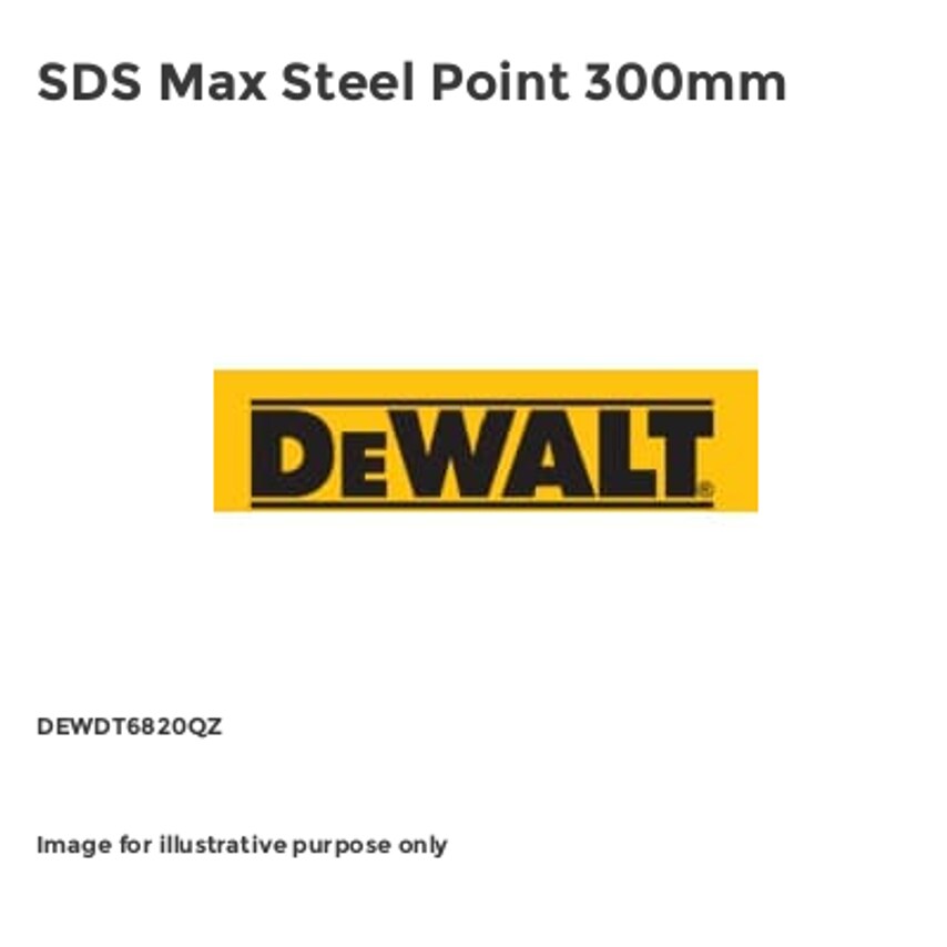 SDS Max Steel Point 300mm