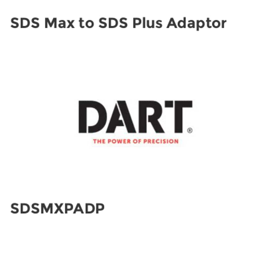 SDS Max to SDS Plus Adapter