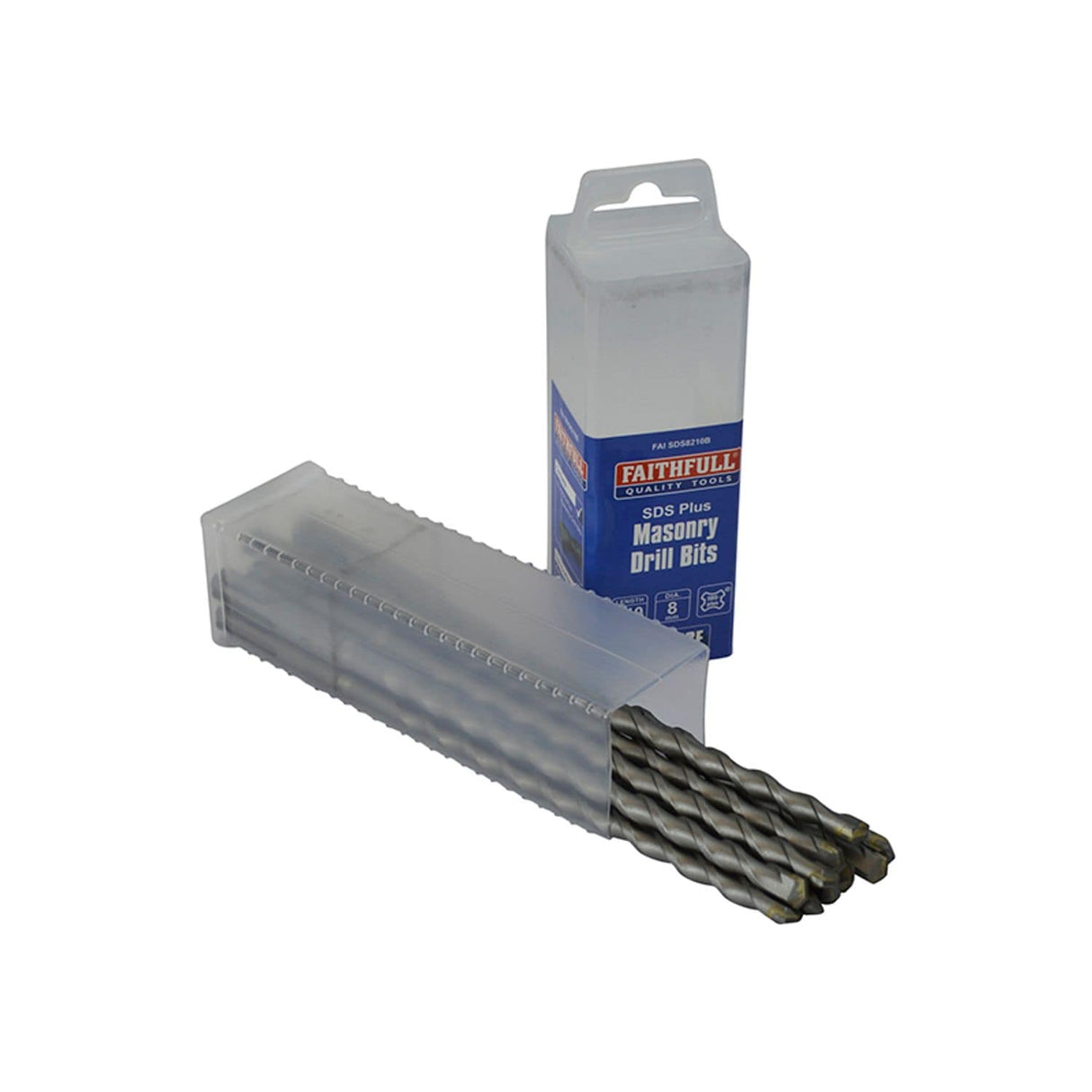 SDS Plus Drill Bit 8mm OL 210mm WL 150mm 10 FAISDS8210B