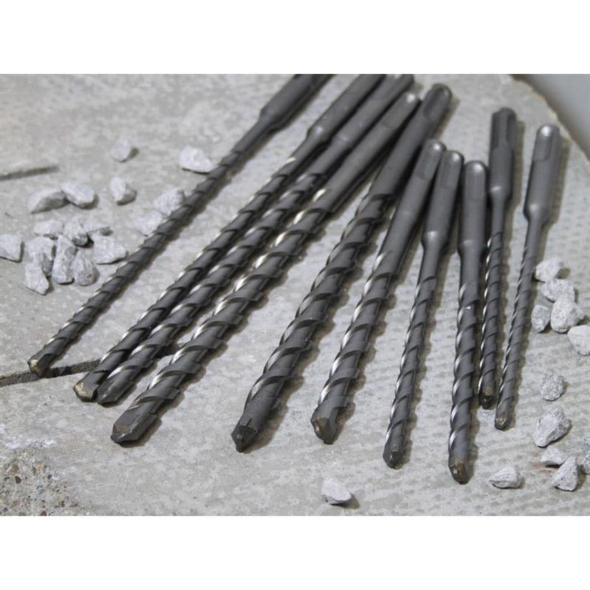 SDS Plus Drill Bit Set, 10 Piece FAISDSSET10