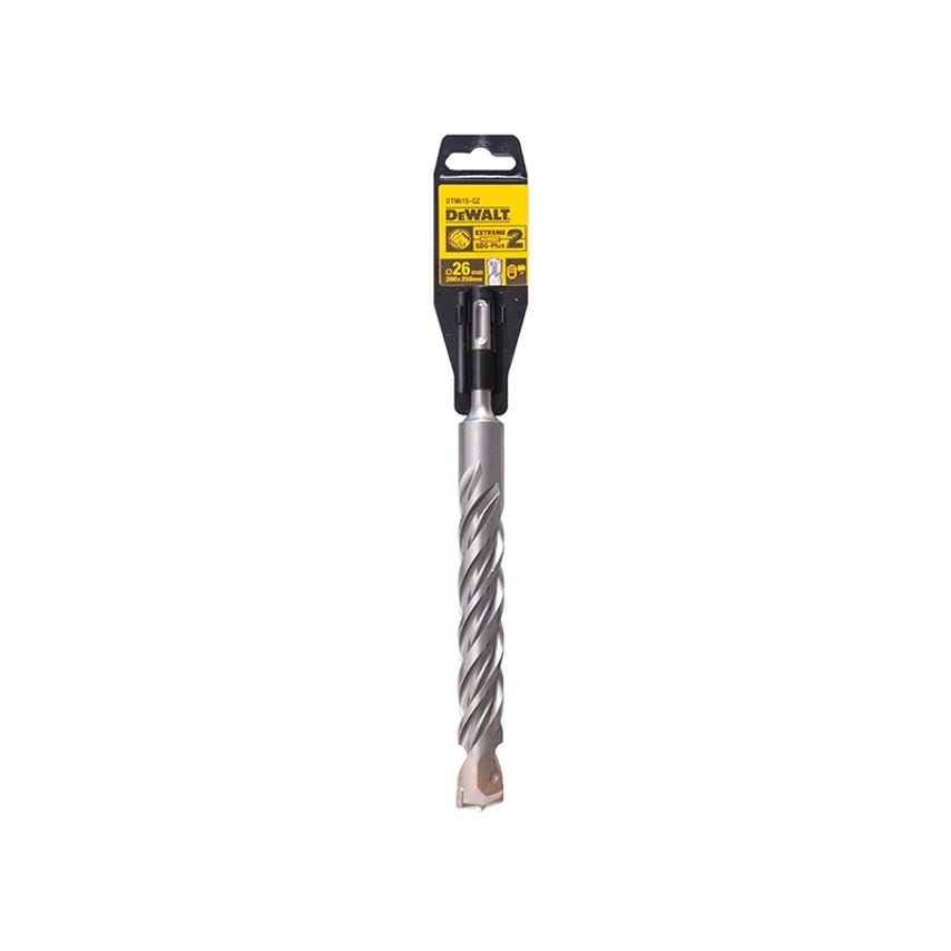 SDS Plus EXTREME 2 Drill Bit 26 x 250mm DEWDT9615QZ
