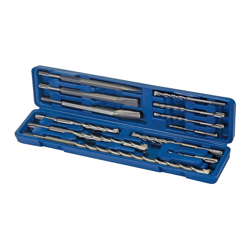 SDS Plus Masonry Drill & Steel Set 12 Piece