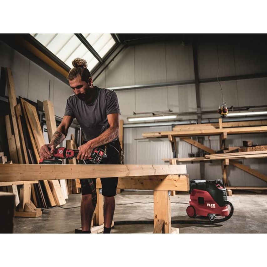 SE 125 18.0-EC/5.0 Set SUPRAFLEX Sander 18V 2 x 5.0Ah Li-ion FLXSE12518N