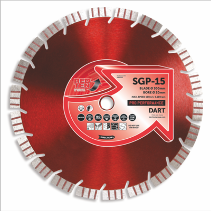 SGP-15 Diamond Blade 300Dmm x 20B
