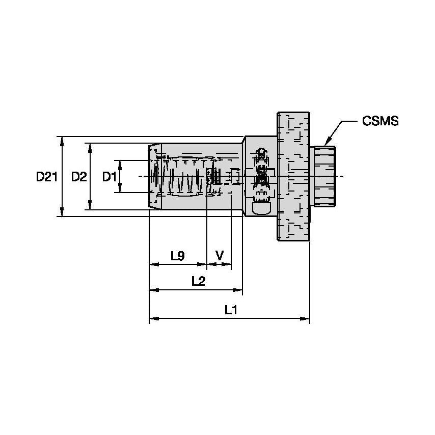 SIF100HC12090m Hydraulic Chuck 12 SIF 100