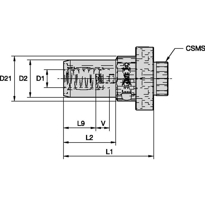SIF70HC20100m Hydraulic Chuck 20 SIF 70