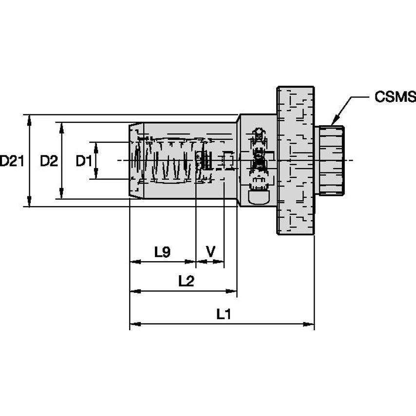 SIF80HC12090m Hydraulic Chuck 12 SIF 80