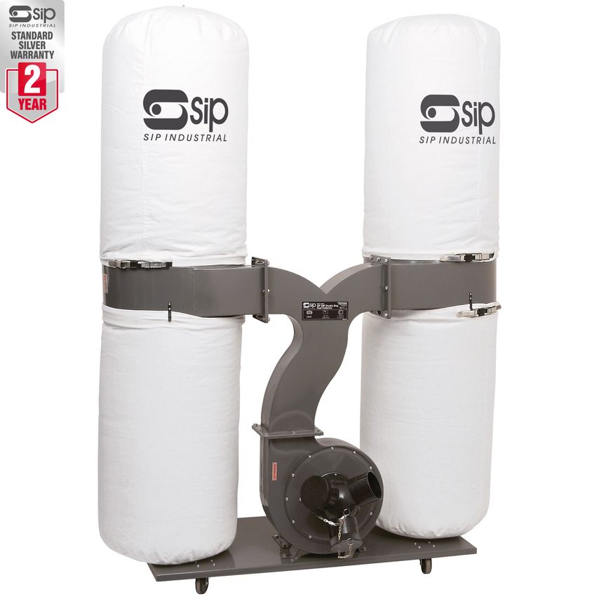 SIP 3HP Double Bag Dust Collector