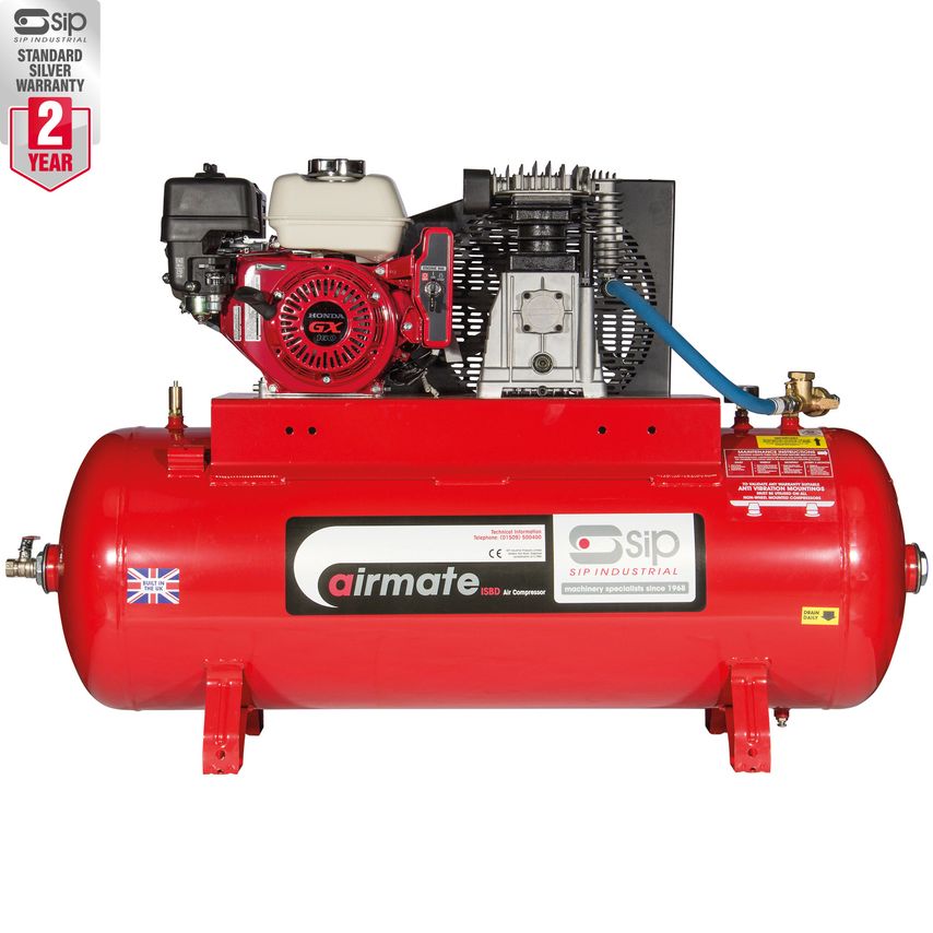 SIP ISHP5.5/150ES Industrial Petrol Compressor