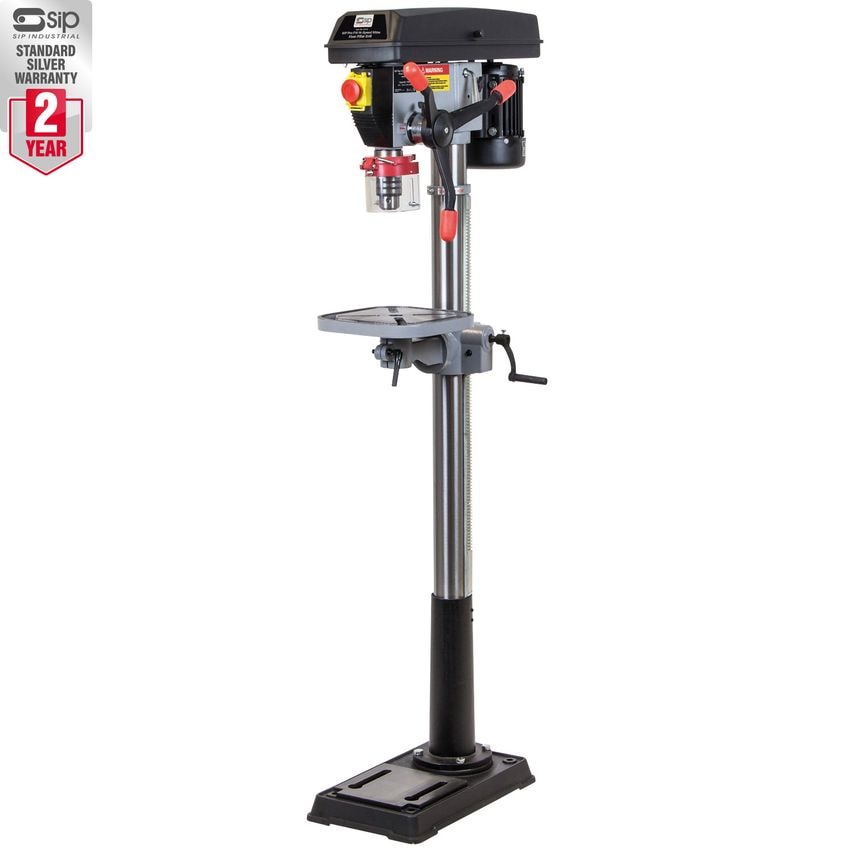 SIP Pro F16 16-Speed 550w Floor Pillar Drill