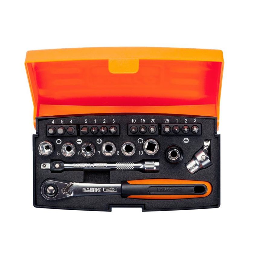 SL24 1/4in Drive Socket Set, 24 Piece BAHSL24